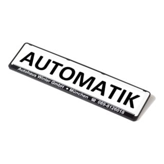 Panneau publicitaire Eichner pour amplificateur de plaque d'immatriculation automatique