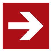 Panneaux anti-incendie Indication de direction: tout droit, Type: 11200