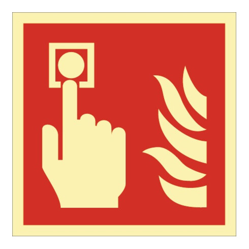 Panneaux de sécurité incendie ASR A1.3/DIN EN ISO 7010/DIN 67510 L148xl148 mm dé