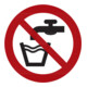 Panneaux d'interdiction Eau non potable, Type: 02200-1