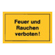 Panneaux d’interdiction Feu et Fumer interdit jaune-1