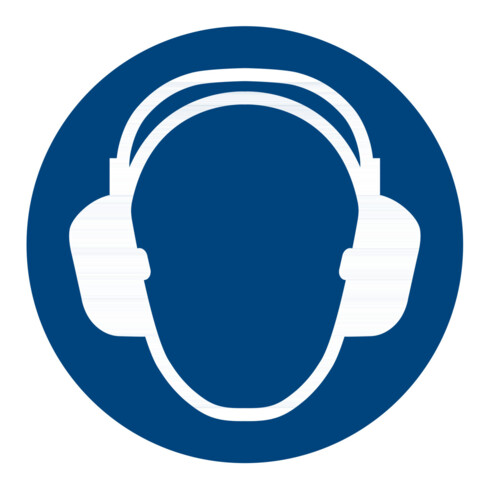 Panneaux d'obligation Protection auditive obligatoire, Type: 01200