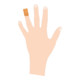 Pansements élastiques actiomédicaux pour le bout des doigts, couleur peau, paquet de 50-4