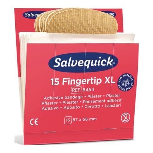 Pansements (recharge) Salvequick élastique 15 pces/VE Cederroth