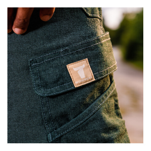 Pantalon cargo Steel STIER 30/32 vert foncé