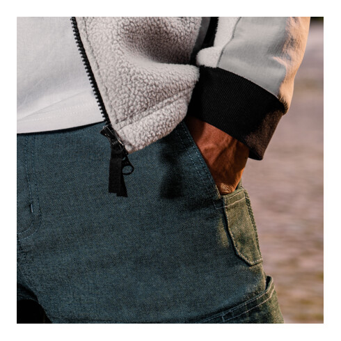 Pantalon cargo Steel STIER 30/32 vert foncé