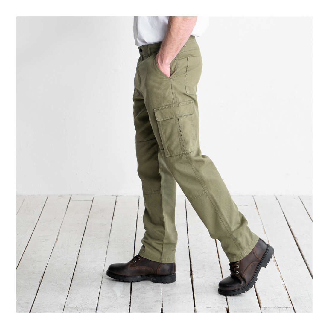 Pantalon cargo STIER essential bci cotton