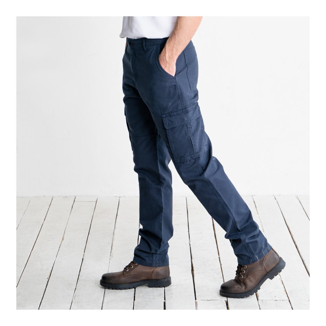 Pantalon cargo STIER essential bci cotton