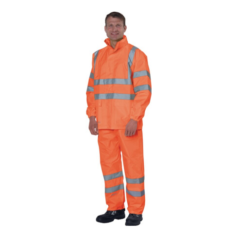 Pantalon de pluie EN471 Kl.2 / EN343 orange