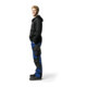 Pantalon de travail FLORIAN taille 50 royal/noir 50 % CO / 50 % PES-2