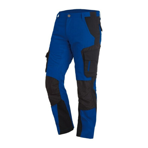Pantalon de travail FLORIAN taille 58 royal/noir 50 % CO / 50 % PES