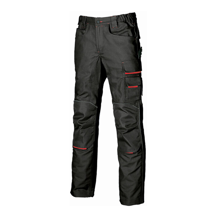 Pantalon Don´t Worry Free taille 48 noir/charbon 60 % CO / 40 % PES