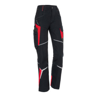 Kübler Pantalon femme BODYFORCE noir/rouge moyen Form 2325