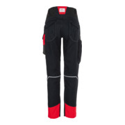 Kübler Pantalon femme BODYFORCE noir/rouge moyen Form 2325-3