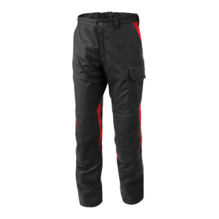 Pantalon Kübler Vita coton+ 2L46 noir/rouge moyen