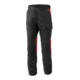 Pantalon Kübler Vita coton+ 2L46 noir/rouge moyen 48-1