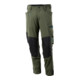 Pantalon Mascot avec poches genoux, pantalon en tissu extensible vert mousse-1