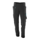 Pantalon Mascot, tissu extensible, léger Pantalon taille 90C62, noir-1