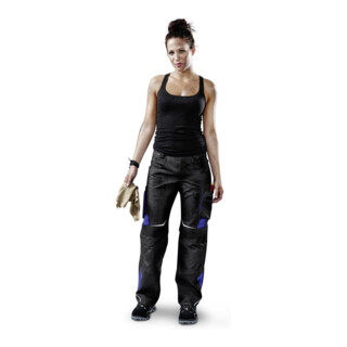 Kübler Pulsschlag Pantalon 2124 noir/bleu cornflower