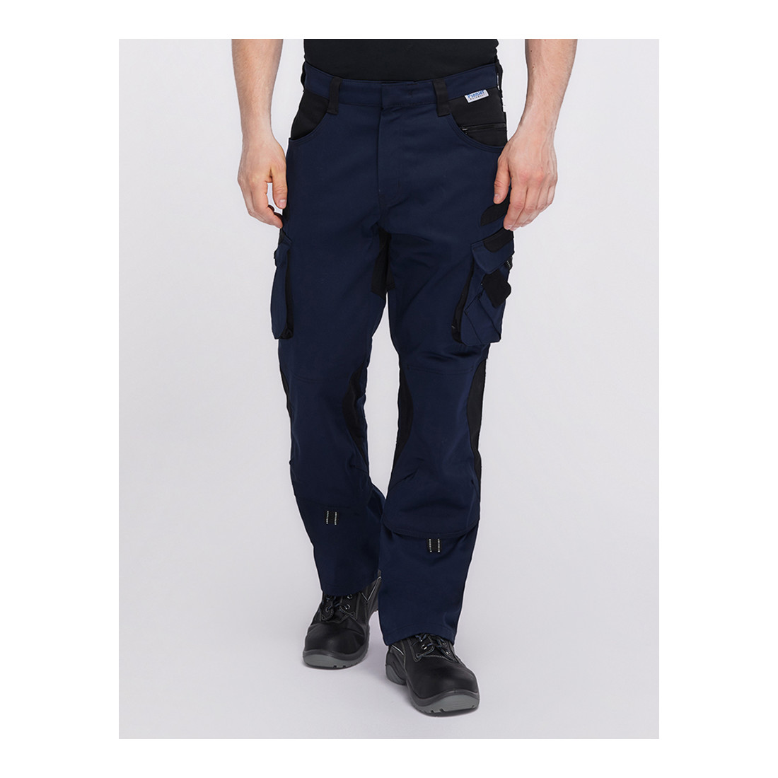 Pioneer pantalon à ceinture TOOLS, marine / noir
