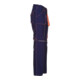 Planam Pantalon de travail Bundhose Basalt Neon marine/orange