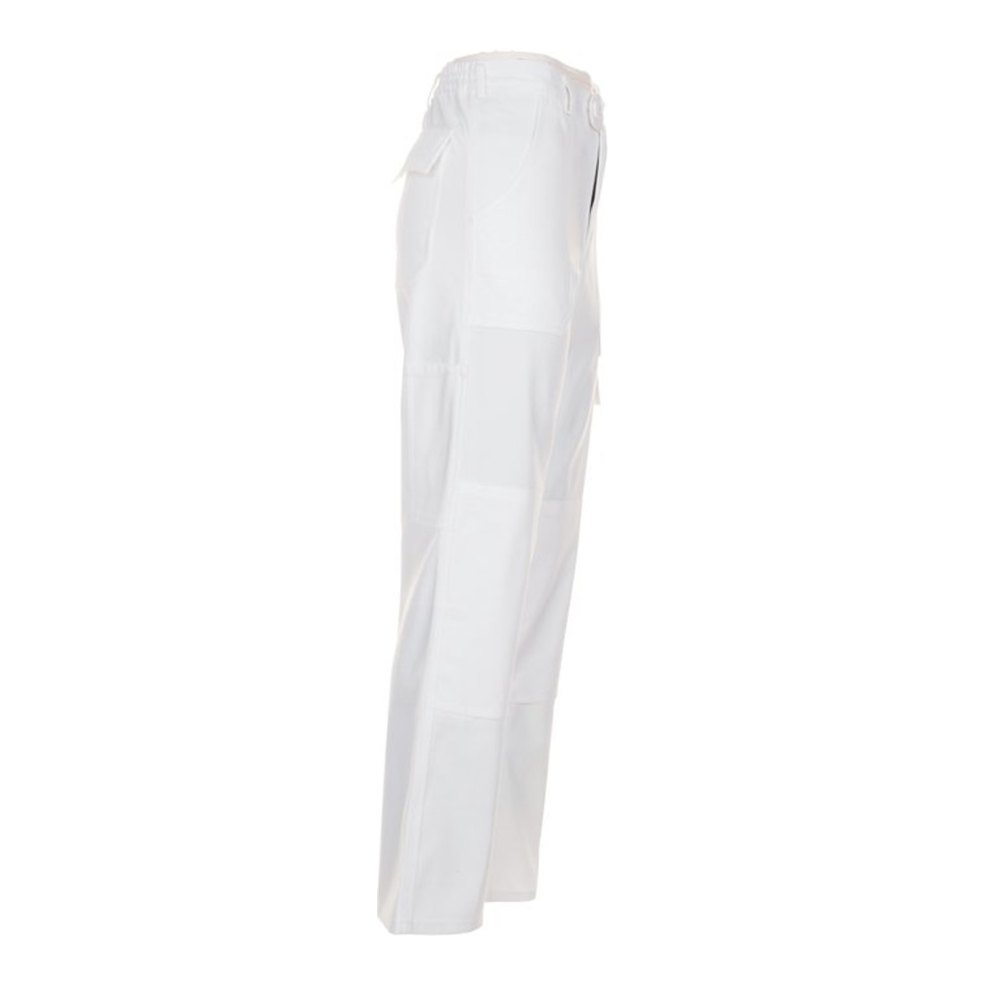 Pantalon Planam Cargo BW 290 blanc pur à la taille