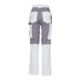Pantalon taille ras du cou Plaline blanc pur/zinc 25-2