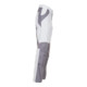 Pantalon taille ras du cou Plaline blanc pur/zinc 25-4