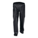 Pantalons de pluie en stretch PU taille L noir tissu de coton ASATEX-1