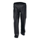 Pantalons de pluie en stretch PU taille XXXL noir tissu de coton ASATEX-1