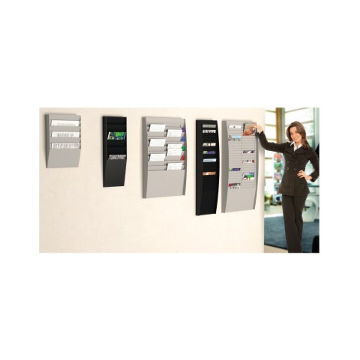 Paperflow Wand-Sortiertafel V 20F A4V2X10.02 DIN A4 grau