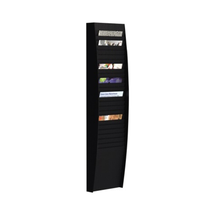 Paperflow Wand-Sortiertafel V 25F A4V1X25.01 DIN A4 schwarz