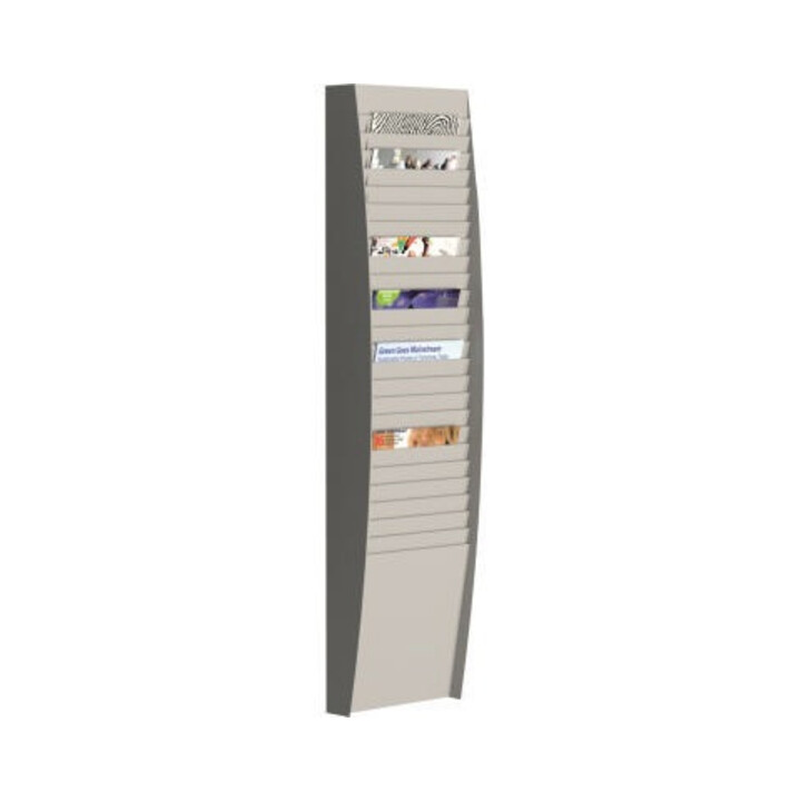 Paperflow Wand-Sortiertafel V 25F A4V1X25.02 DIN A4 grau