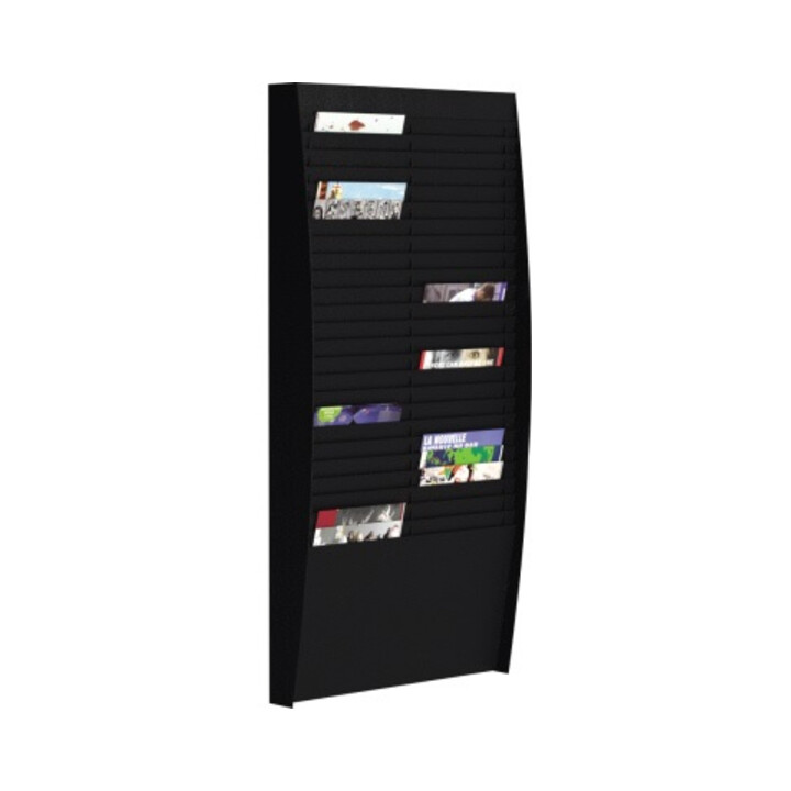 Paperflow Wand-Sortiertafel V 50F A4V2X25.01 DIN A4 schwarz
