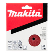 Papier abrasif auto-agrippant Makita 125 mm grain 40 (P-43533)-3