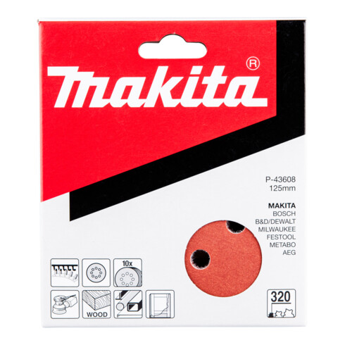 Papier de ponçage Makita D 125 K320