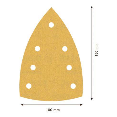 Papier de verre Bosch Expert C470 pour ponceuse Delta, 100 x 150 mm, G 180