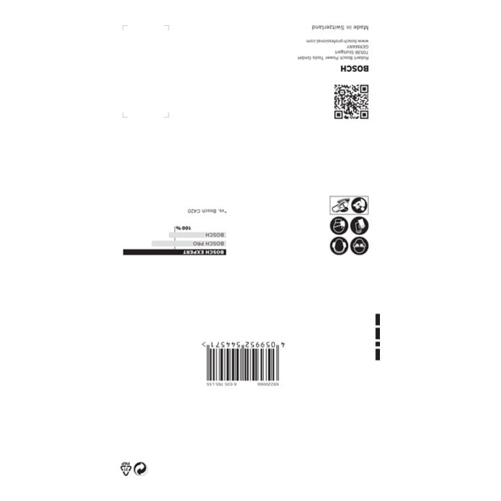 Papier de verre Bosch Expert C470 pour ponceuse Delta, 100 x 150 mm, G 240