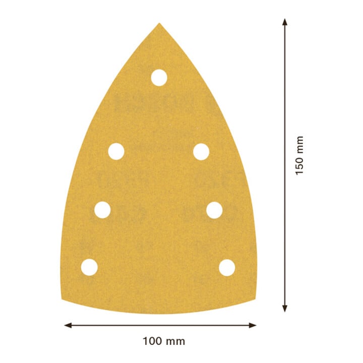 Papier de verre Bosch Expert C470 pour ponceuse Delta, 100 x 150 mm, G 320