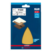 Papier de verre Bosch Expert C470 pour ponceuse Delta, 100 x 150 mm, G 320-5