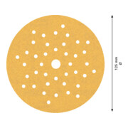 Papier abrasif pour ponceuse excentrique, multi-trous Bosch Expert C470-4