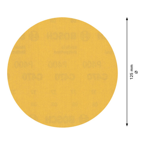 Papier de verre sans trous Bosch EXPERT C470
