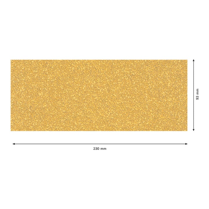 Papier de verre Bosch Expert C470 pour ponceuse orbitale, 93 x 230 mm, G 40, sans trou
