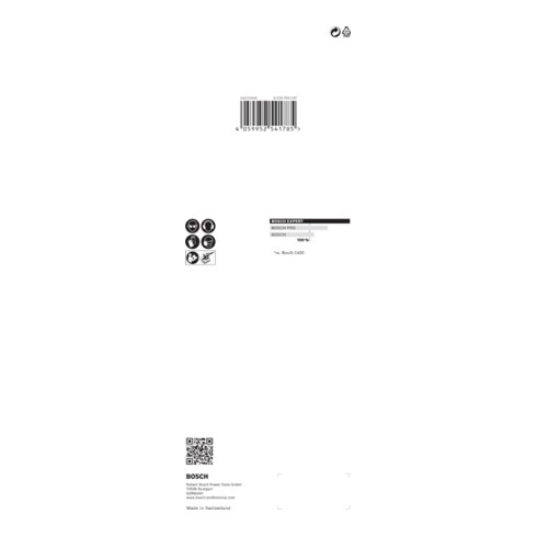 Bosch EXPERT C470 Papier de verre pour ponceuse orbitale