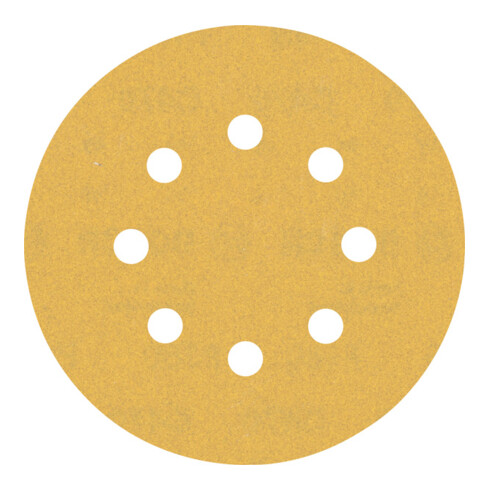 Papier de verre Bosch Expert C470 pour ponceuse orbitale aléatoire, 125 mm, 8 trous, G 180