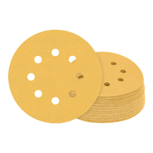 Papier de verre Bosch Expert C470 pour ponceuse orbitale aléatoire, 125 mm, 8 trous, G 180