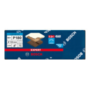 Papier de verre Bosch Expert C470 pour ponceuse orbitale aléatoire, 150 mm, 6 trous, G 180-2