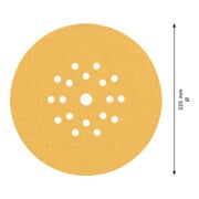 Papier de verre Bosch Expert C470 pour ponceuse orbitale aléatoire, 225 mm, 19 trous, G 100-4