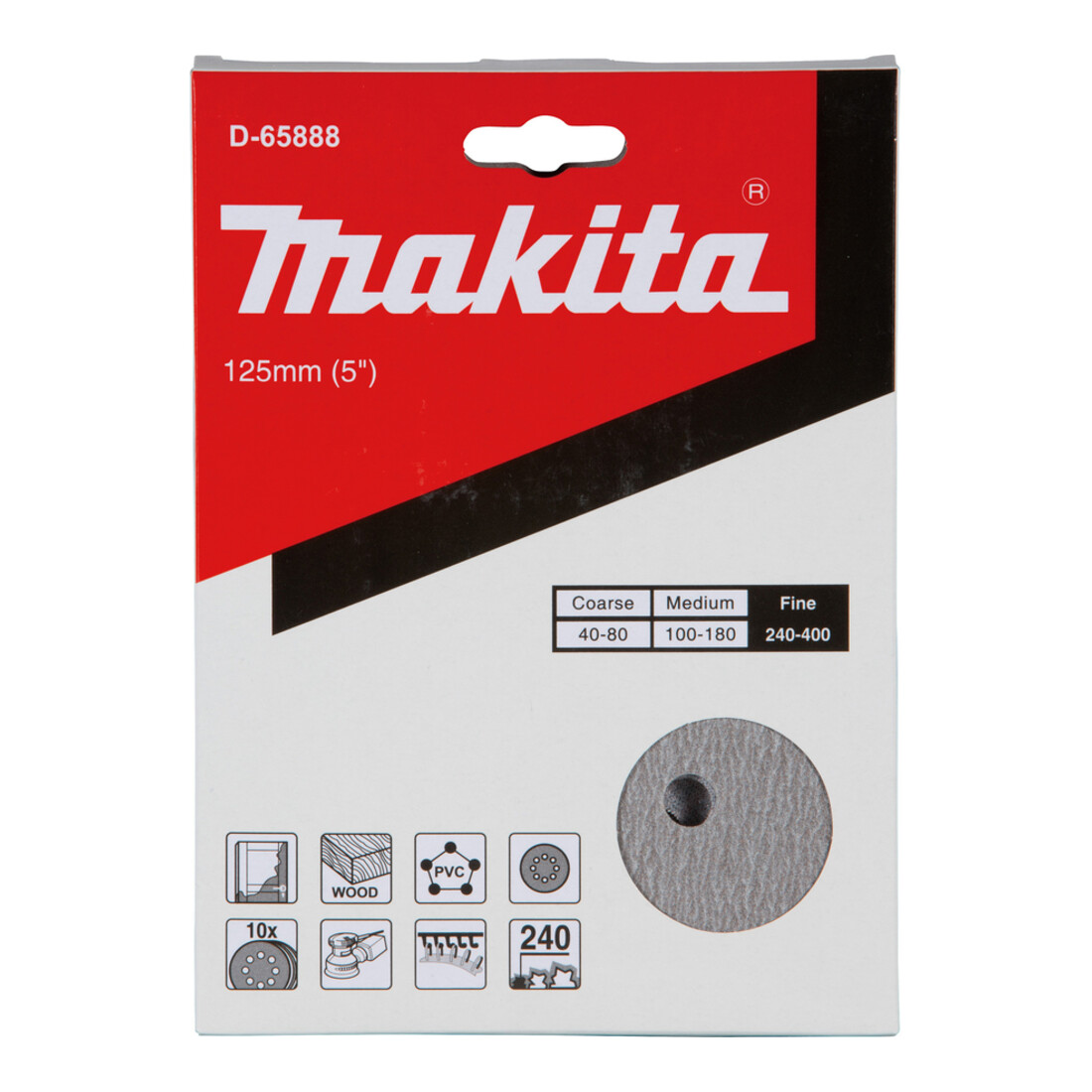 Papier de verre Makita D 125