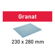 Papier de verre pour feston 230x280 P40 GR/25 Grenat